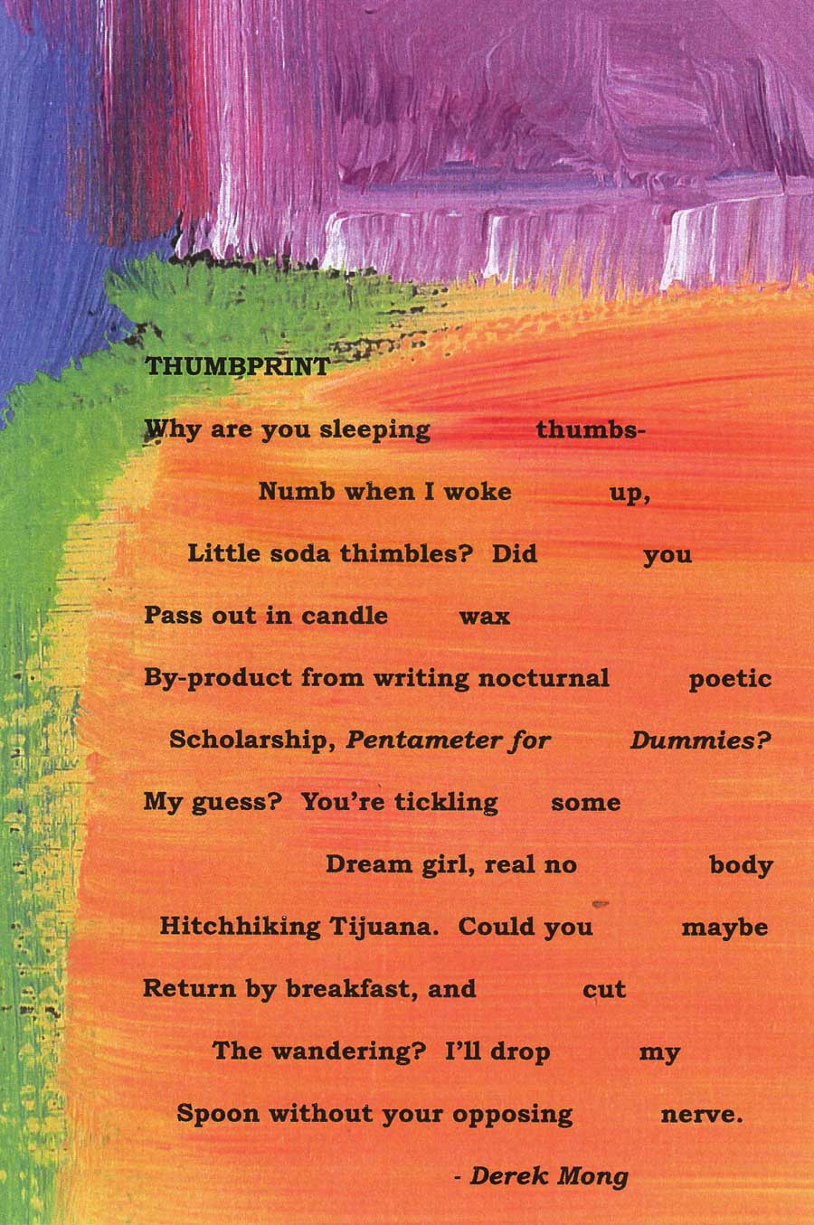 text/image of "Thumbprint"